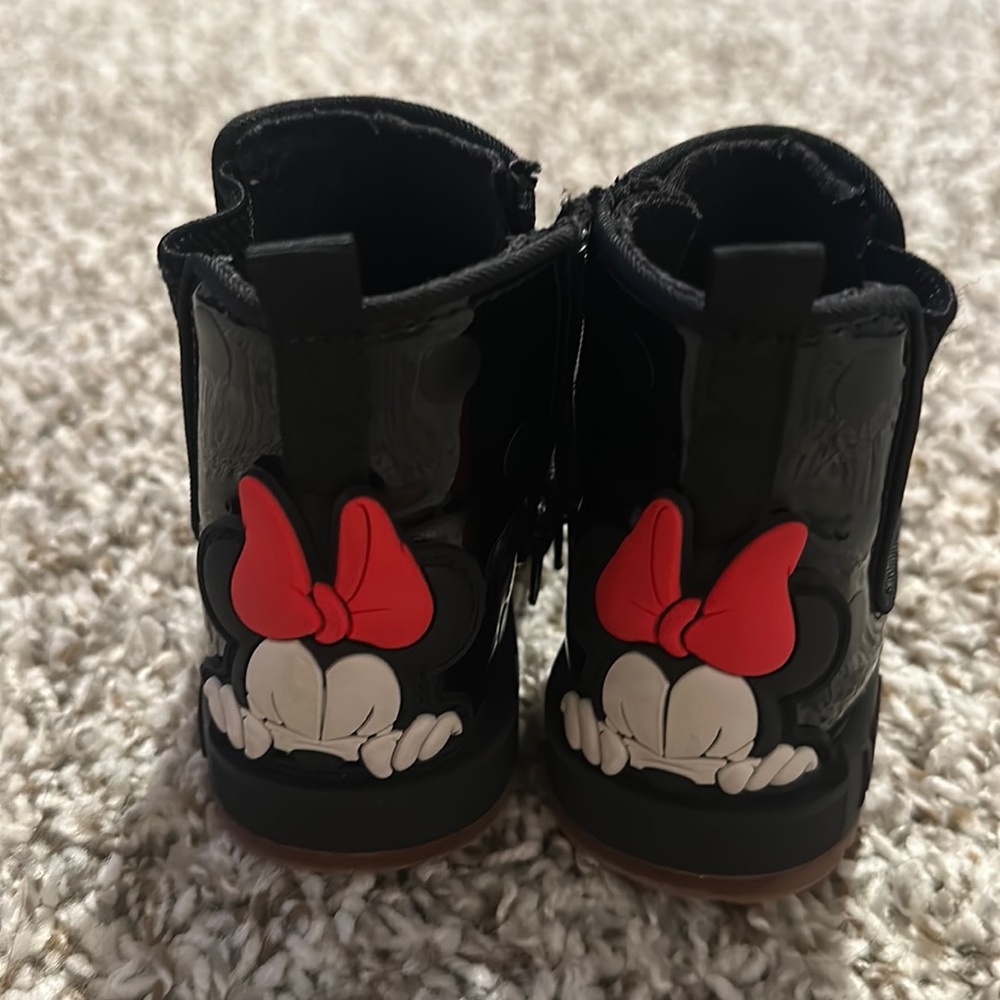Baby Zara girl Disney Minnie Mouse boots